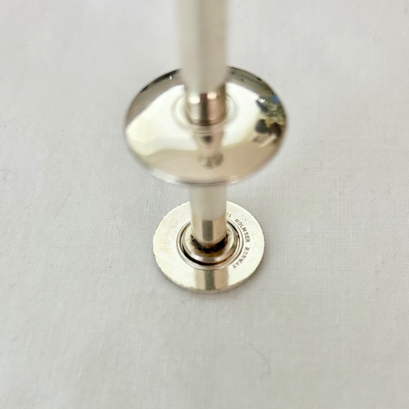 Rare Antique Silver Mechanical Tong/Claw With Pewter Olive/Pickle Tray. - Picture 4 of 10